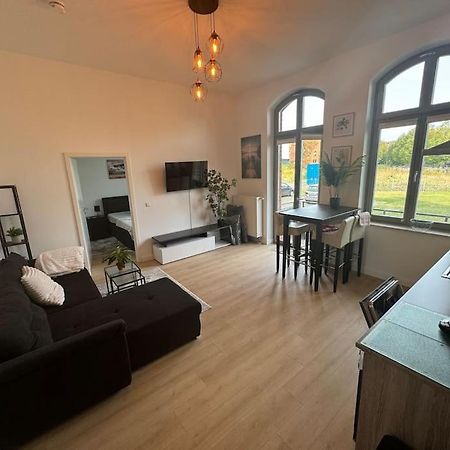 Apartment Mit Parkplatz Und Wifi Magdeburgo Exterior foto